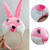 1/3/4pcs Bunnies Costume Set Ears Headband Tail Bowtie Gloves for Kids Halloween Christmas Party Animal Cosplay Costumes