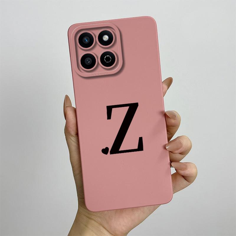 Funda for Honor 200 Smart Case Camera Lens Protection Cute Letters Silicone Shockproof Phone Cover for Honor 200 Smart 5G Capa