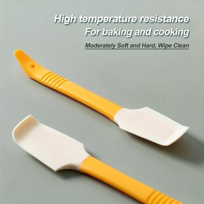 1pc 2-in-1 Silicone Spatula and Scraper for Easy Cooking, Baking, and Mixing, Perfect for Frosting and Cleaning