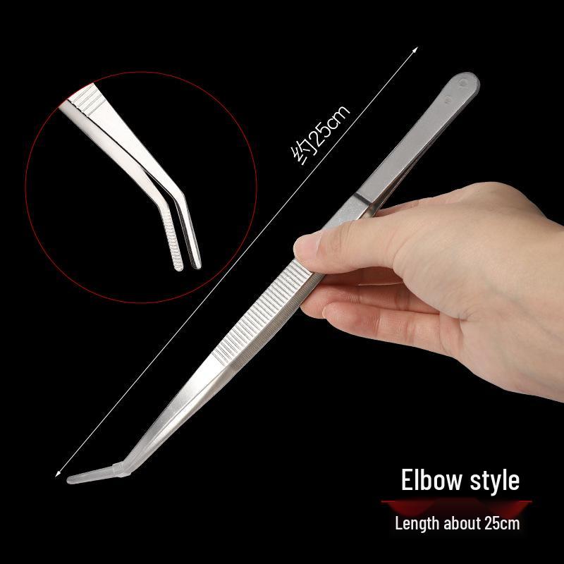 Non-slip Stainless Steel Tweezers for Gardening, Aquariums, and Succulents