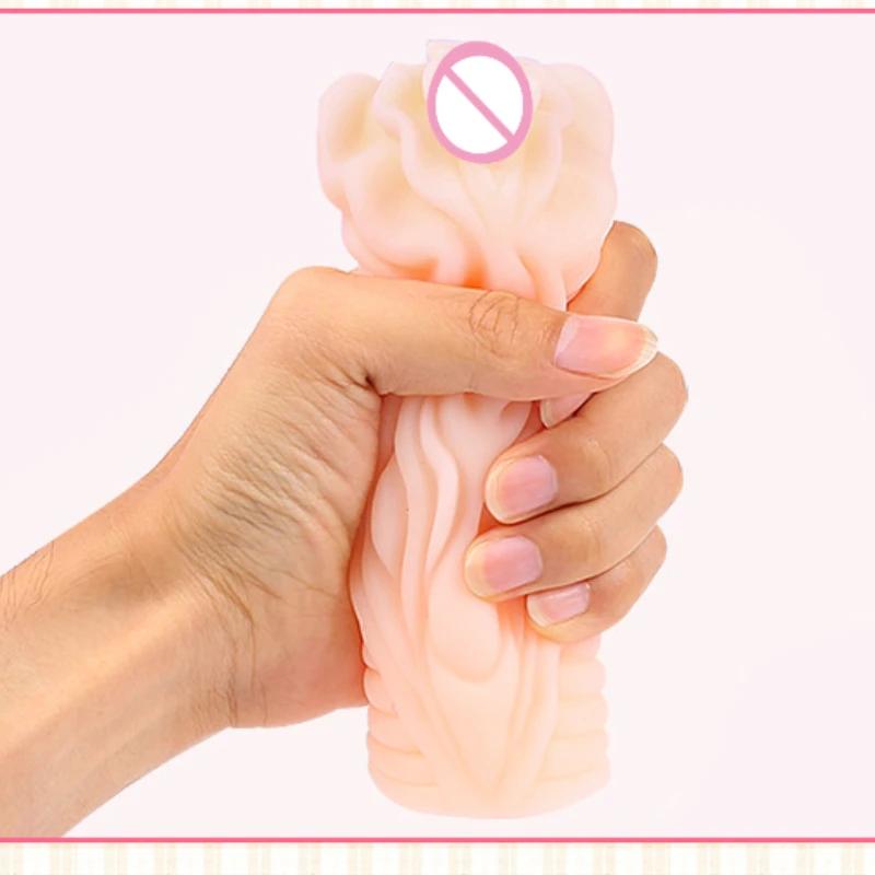 Masturbator Masculin 15cm Pizdă Reală Vaginal pentru Bărbați Supt Gland Penis Sucker Exercițiu Penis Produse Erotice Jucării Sexuale Adulți 18+