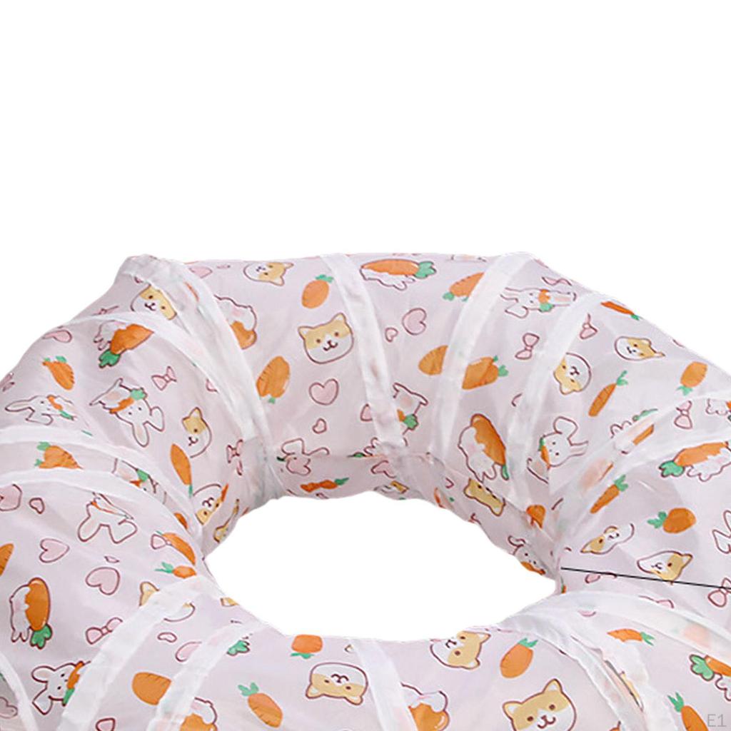 Cat Tunnel Circle Pet Sturdy Playground Play Tunnels Interactive Toy for Indoor Outdoor