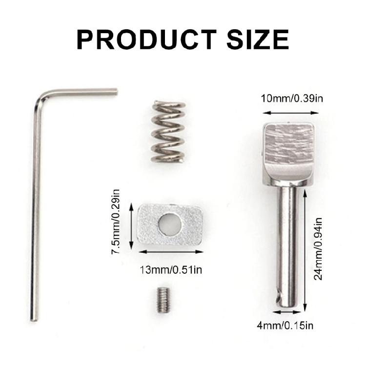 Solid Paddleboard Fins Screw Stainless Steel Quickly Snap Screw Replacing Screws for Lake Rivers and Oceans