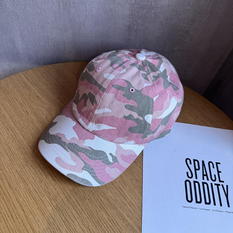 Euro American Fashion Retro Camouflage Soft Top Baseball Cap Men and Women Outdoor Jungle Adventure Visor Sports Casual Sun Hat