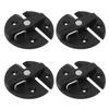 4 Sets Boat Cabinet Twist Latch Reinforced Nylon 59mm Round Turn Button Lock for Yacht RV Door Cabinet Hatch