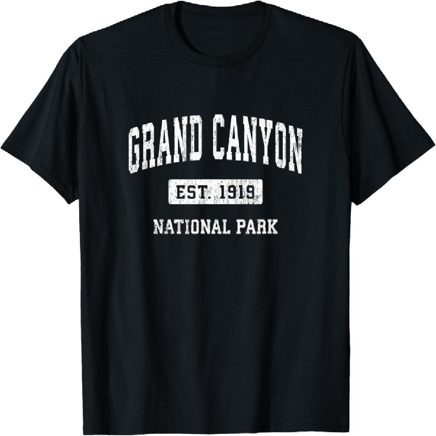 Grand Canyon Vintage National Park Sports Design T-Shirt XXXXXL разноцветный