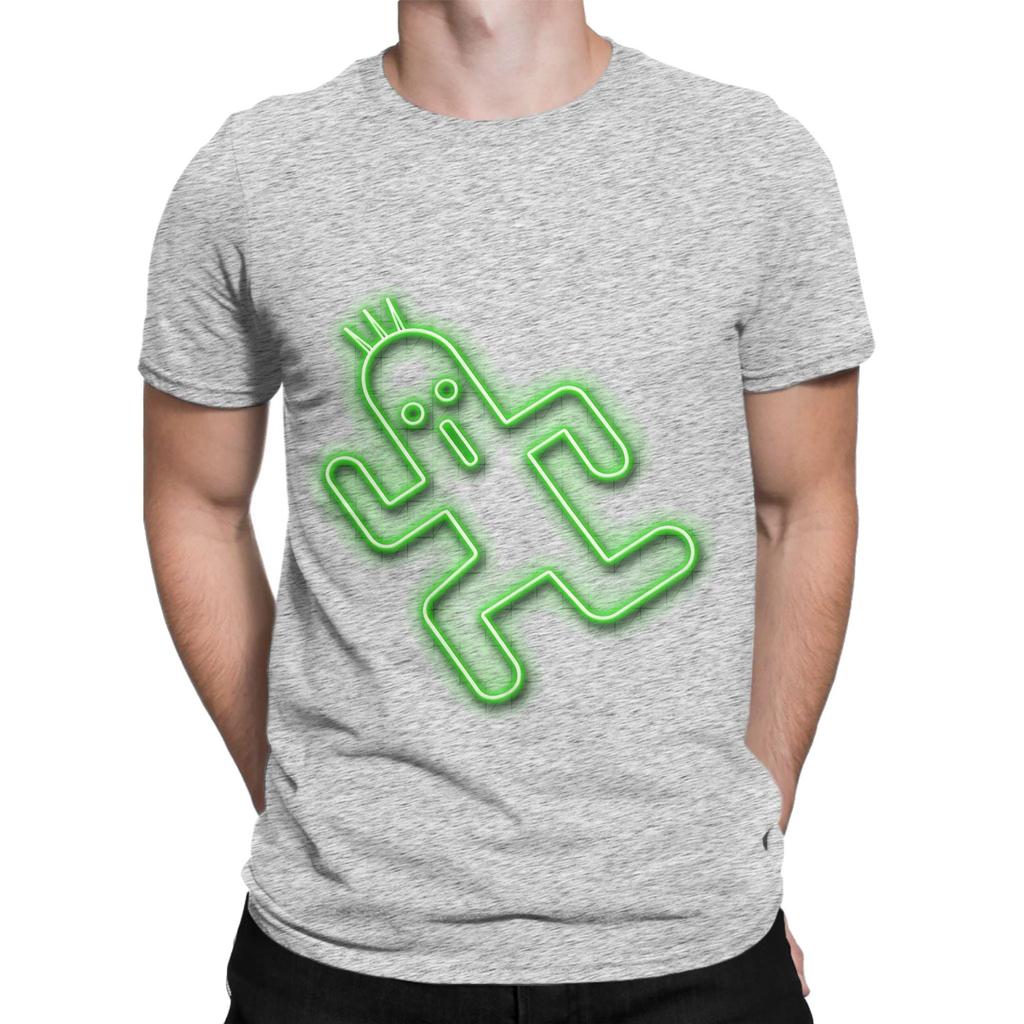 Neon Cactuar fFinal Fantasy Novelty Graphic 100 Cotton TShirt fFinal Fantasy Tees Tops For Unisex