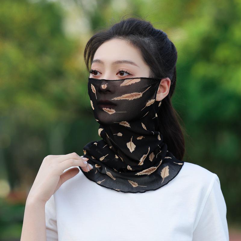 

Нейлоновый сетчатый бафф: Легкая, универсальная маска для лица и снуд с петлями для ушей