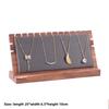 Walnut Jewelry Display Prop Set Combination Bracelet Display Stand Jewelry Display Stand Necklace Display Stand