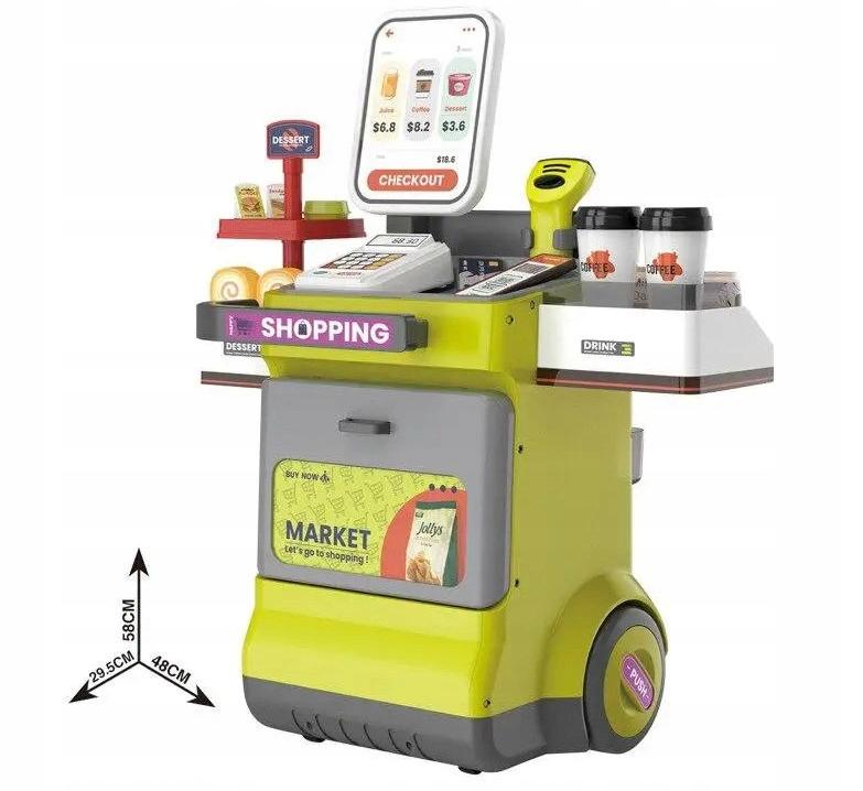 [PACZB] Interactive supermarket store for children set of 48 pieces Z3138