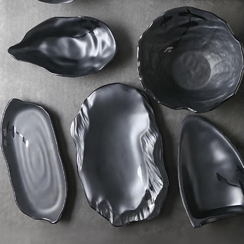 ZISIZ Melamine Divided Serving Dish