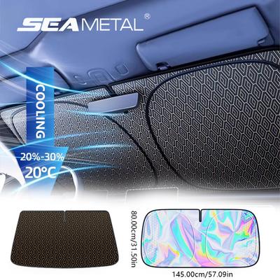 Parasole Auto Parabrezza Anteriore Parasole Laser Copertura Pieghevole Protezione Solare Isolamento Termico Copertura Visiera