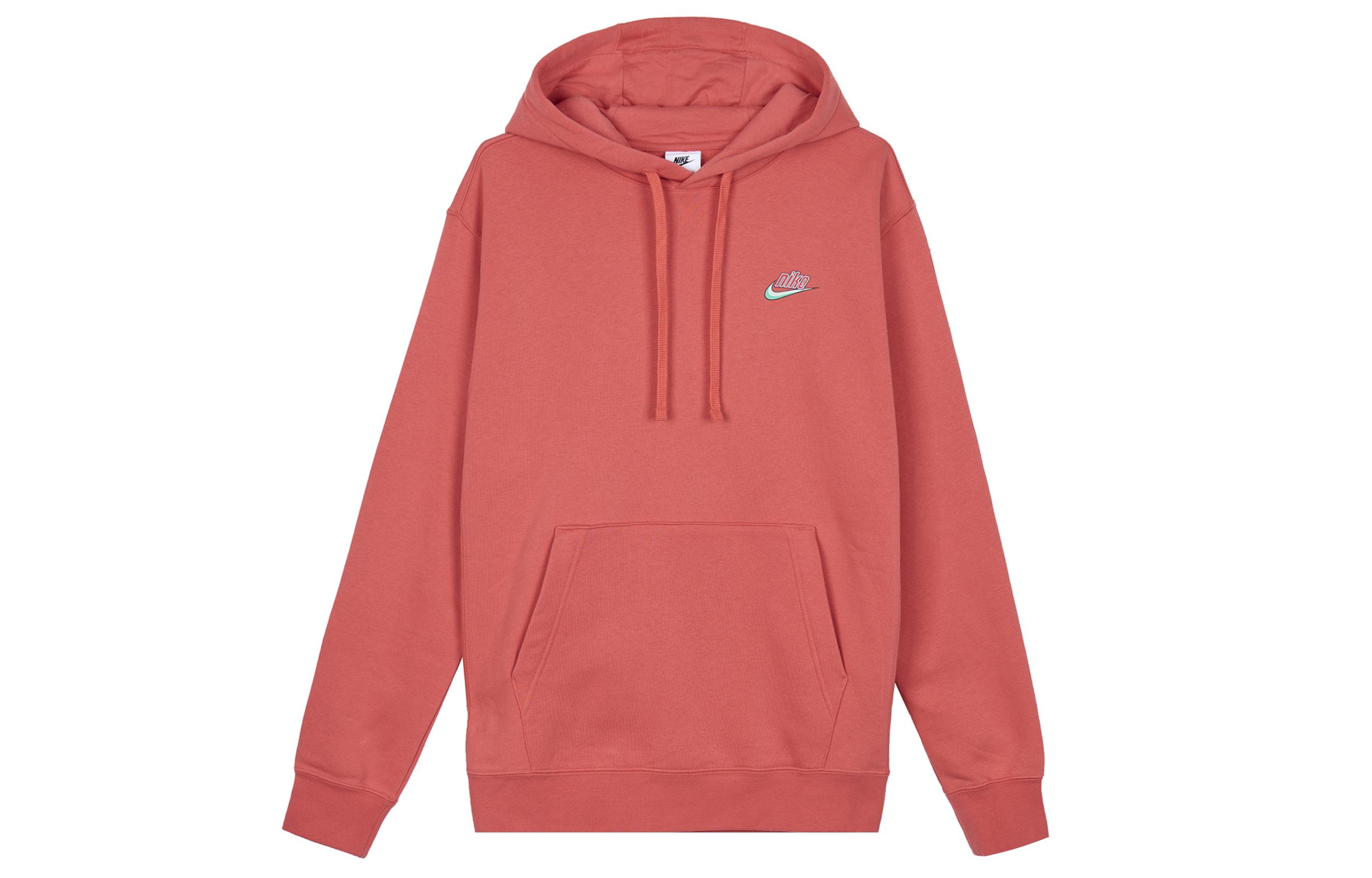 Nike Sweatshirts Men s Orange Hooded Thickened Regular DM2200-605 S
