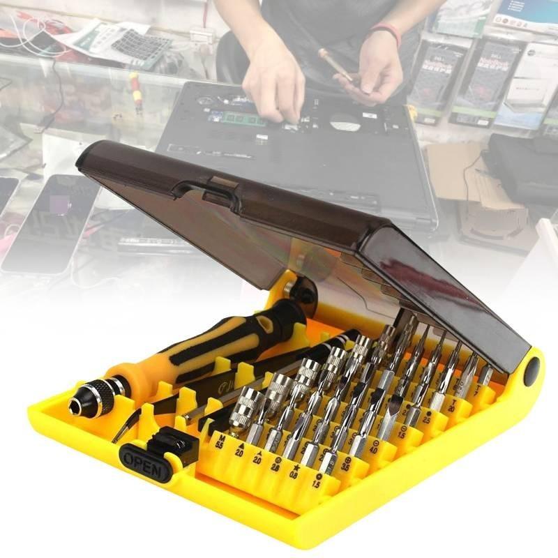 Ensemble de tournevis de précision Torx 45 en 1 polyvalent pour la réparation de téléphones portables et d'ordinateurs portables