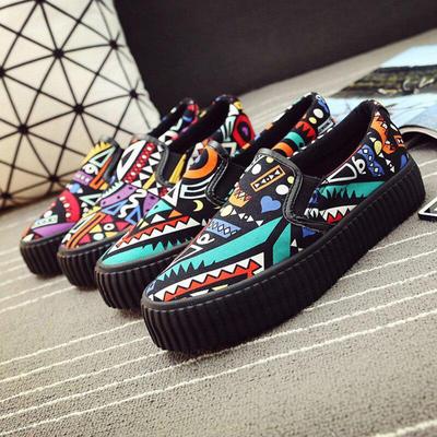 Frühling Herbst Böhmischen Stil Schuhe Frauen Dicke Sohle Flache Müßiggänger Damen Höhe Zunehmende Schuhe 3cm