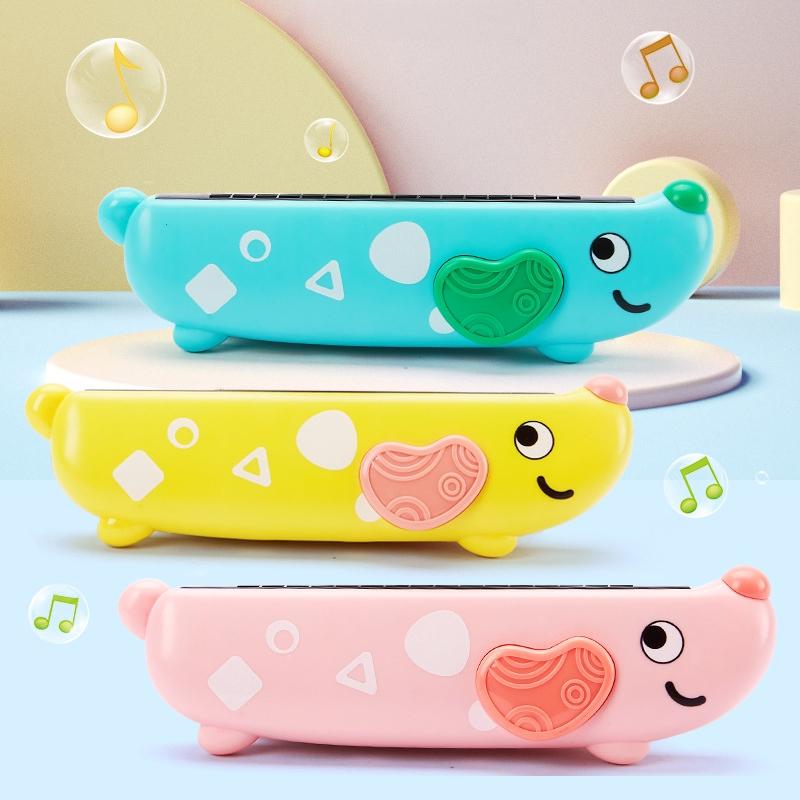Cute Harmonica Cartoon Puppy Early Education Baby Educational Wind Instrument Creative Playing Music Toy Boy Girl Birthday Gift
