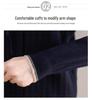 2025 Fashionable Mom's Knitted Two-Piece Look Lapel Sweater - Long-Sleeve Top for Middle-Aged Women, Perfect for Spring & Autumn