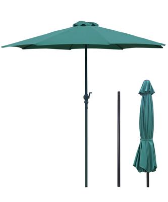 Ombrellone Parasole Pieghevole da Giardino in Ferro UV, Protezione, Idrorepellente, Manico, Pieghevole, Parasole, Giardinaggio, Patio, Esterno, Spiaggia, Campeggio, 270cm