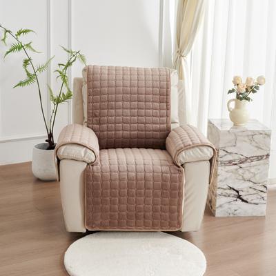 Husă pentru canapea pentru animale de companie, pătrată, de culoare solidă, de pluș de iarnă