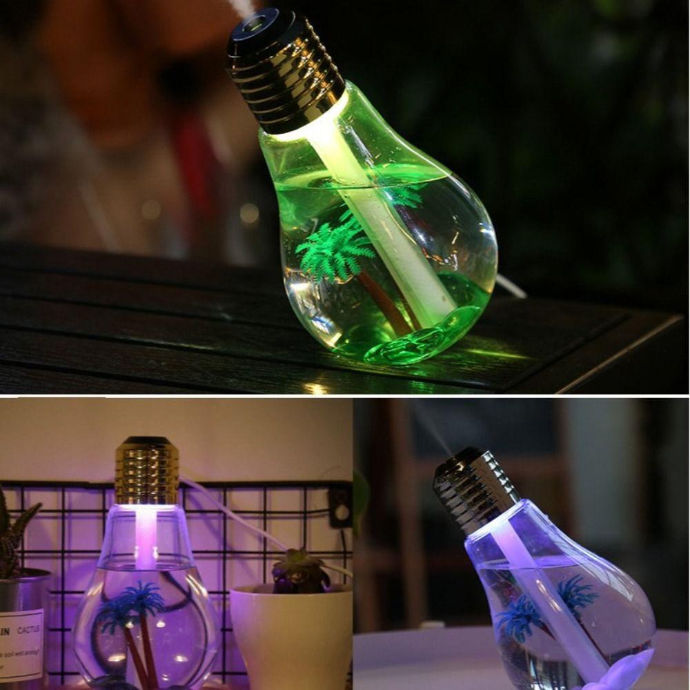 Lovely Design Bulb Shape Humidifier Creative Design Desktop Humidifier  Office Space