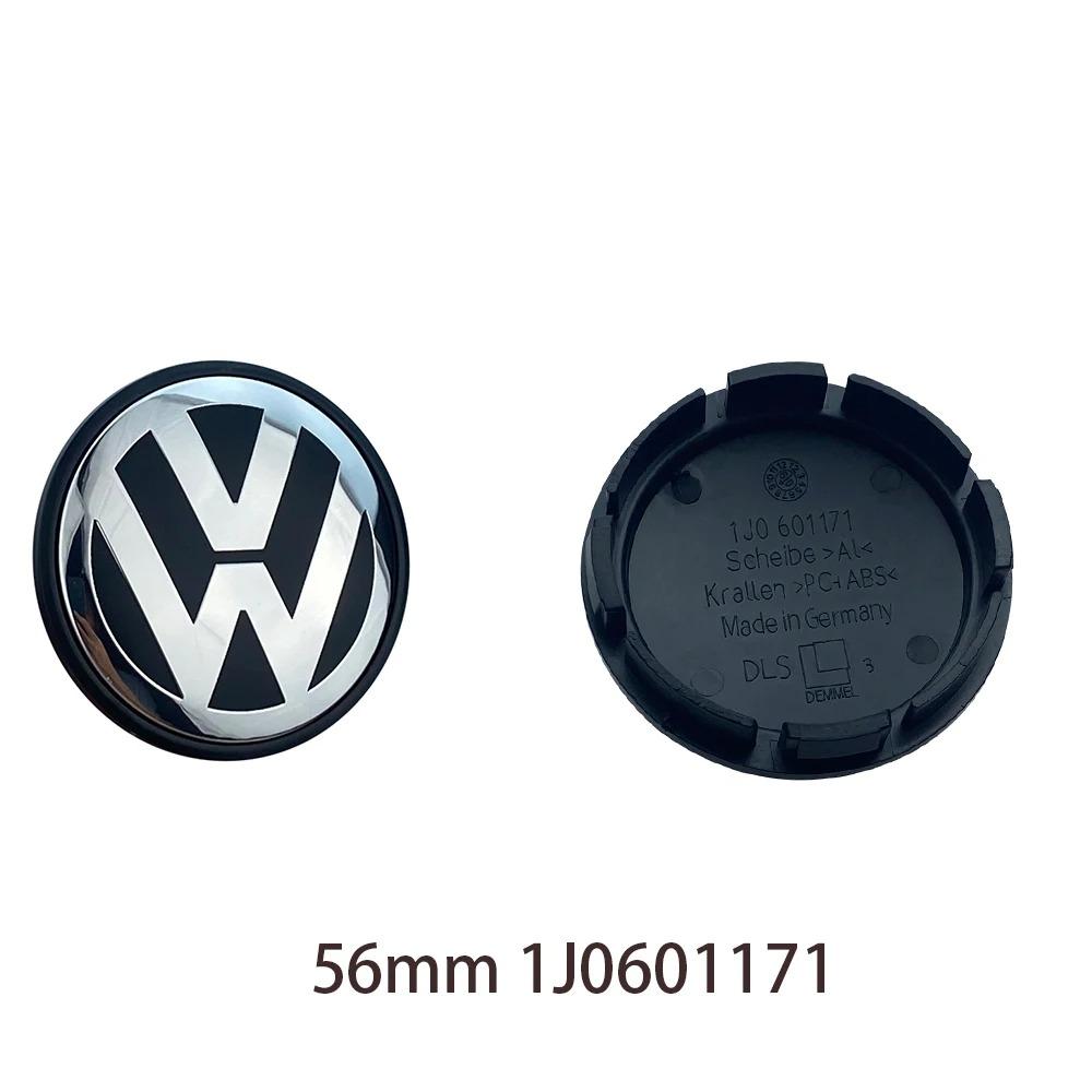 2026 For VW 4Pcs Wheel Center Caps Hub Cover 56mm 65mm 70mm 76mm for VW Golf 5 6 7 Passat B6 B7 B8 Tiguan Polo Jetta GTI 3B7601171 5G0601171