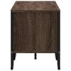 TV Cabinet in Brown Oak Look 122 x 34 x 41 cm Engineered Wood
