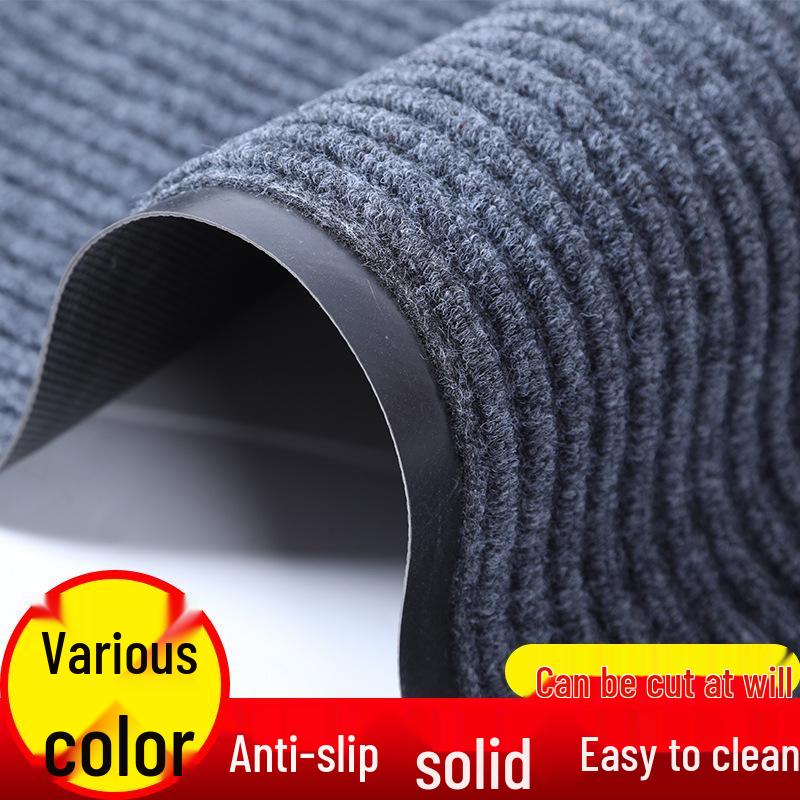 Large Red Anti-Slip Water-Absorbing Doormat for Entrance, Hallway, Stairs, and Kitchen