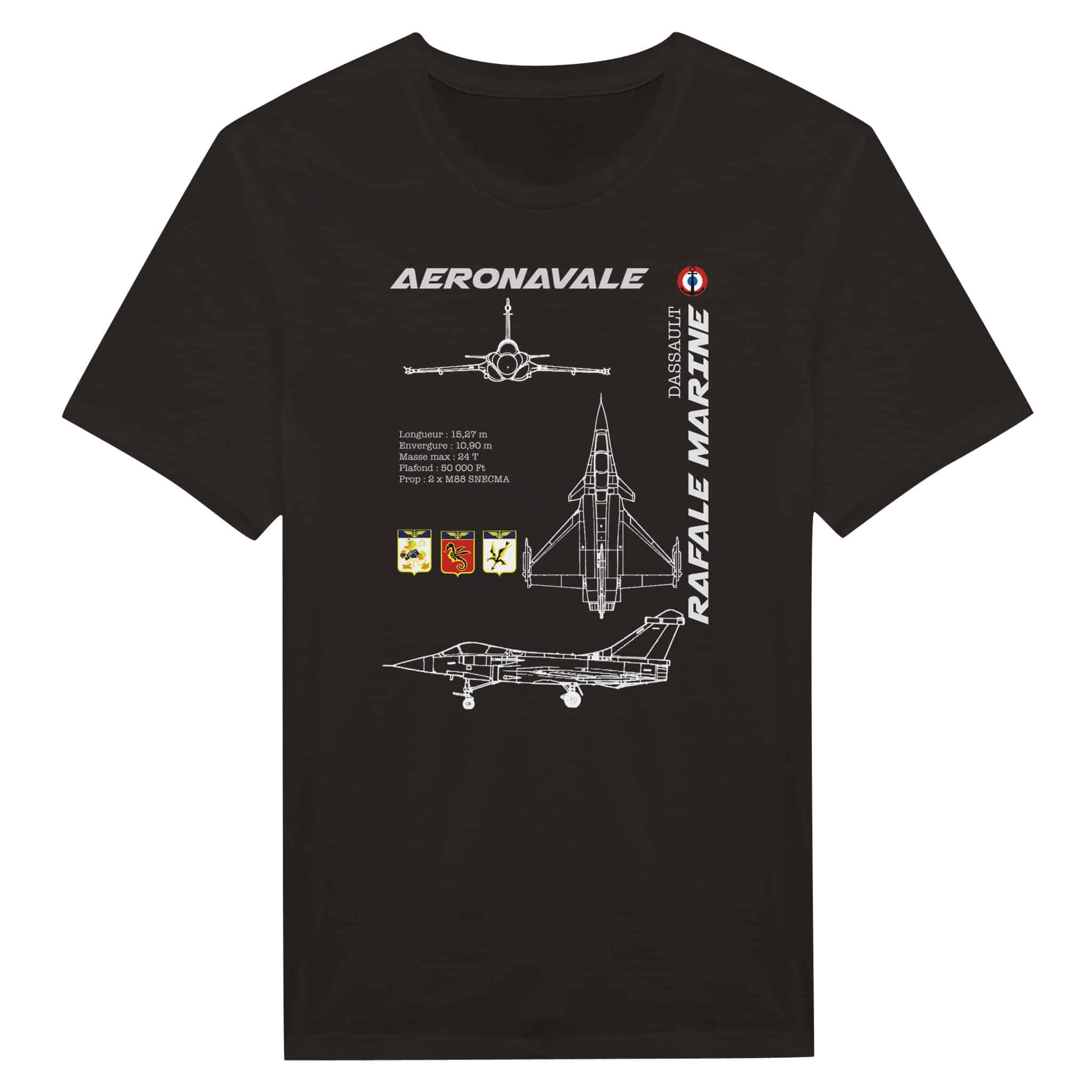 

French Naval Dassault Rafale Marine Combat Aircraft T-Shirt 100% Cotton O-Neck Short Sleeve Summer Casual Mens T-shirt - Men ... S разноцветный