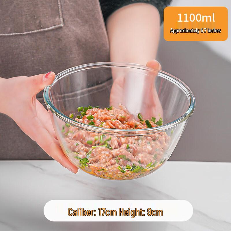 Стеклянная миска ZISIZ, устойчивая к высоким температурам