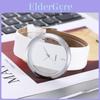 Montre Classique en Alliage à Quartz avec Cadran Transparent pour Hommes Femmes Décontractée Habillée