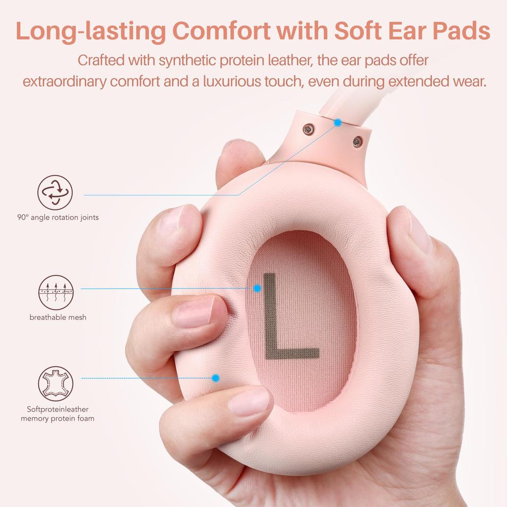 TOZO HT2 Wireless Noise Cancelling Audio Bluetooth AUX Wired Connection Not Active Noise Cancellation Warm Tone Sound Custom EQ Tone Conversion App