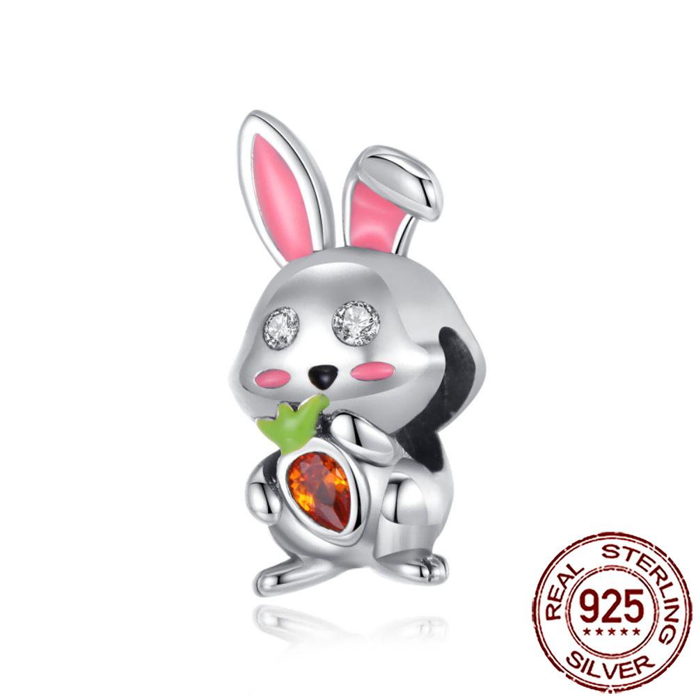 New Charms Copper Cat Dog Flamingo Chameleon Axolotl Animal Beads Fit Bracelet Necklace Women Diy Jewelry