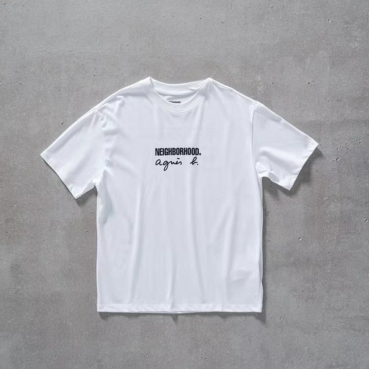Collaborative Tag Printed Short Sleeve TShirt Unisex Casual Cotton Breathable Round Neck Loose Fit Fashion Top for Unisex