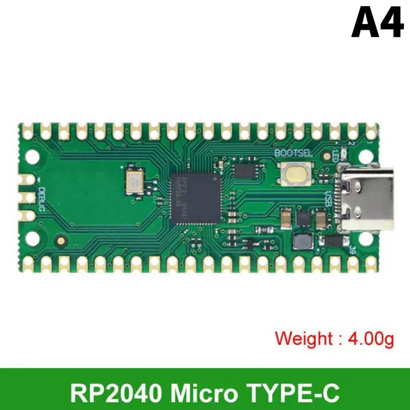 1Pc Rp2040 Core Board Type-C Usb-C For Raspberry Core Board 4Mb /8Mb/16Mb Rp2 Raspberry Pi Microcontroller Pico Micropython