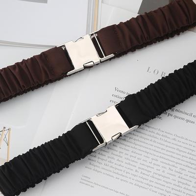 Damen Elastischer Breiter Gürtel Mode Anzug Taillensiegel Hemd Kleid Stoffgürtel Elastisch Und Schlicht