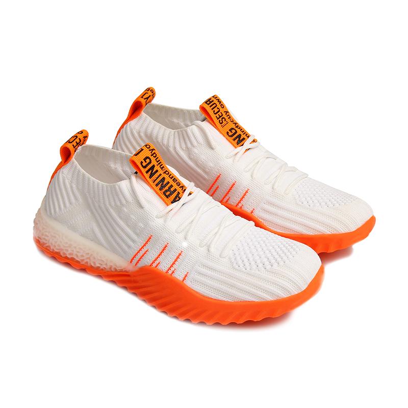 Women Shoes New Large Size Mesh Fashion Casual Sports Bottom Sneakers Running Punk Shoes Couple Loafers Woven with Elastic Mesh