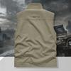 Gilet da Golf da Uomo Antivento Leggero Capispalla con Tasche, Giacca Softshell Senza Maniche per Corsa Escursionismo Sport