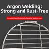 With Handles Barbecue Grill Wire Grid Extra Thicken Stainless Steel Steam Rack  Charcoal Grill