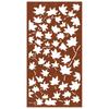 Vidaxl Ogrodowa Dekoracja Ścienna, 105X55 Cm, Stal Kortenowska, Klon