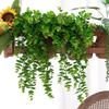 1PC 60CM Artificial Plants Eucalyptus Vine for Home Outdoor Garden Party Winter Wedding Christmas Decoration Cheap Fake Flowers