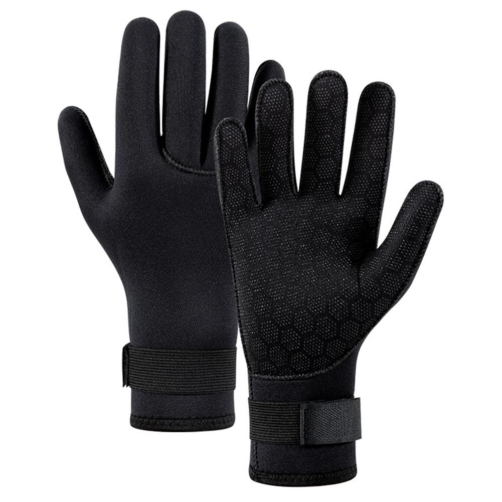 Neoprene Spearfishing Gloves Portable Scuba Snorkeling Gloves Lightweight Elastic Anti-scratch Comfortable Outdoor Accessories Black чёрный