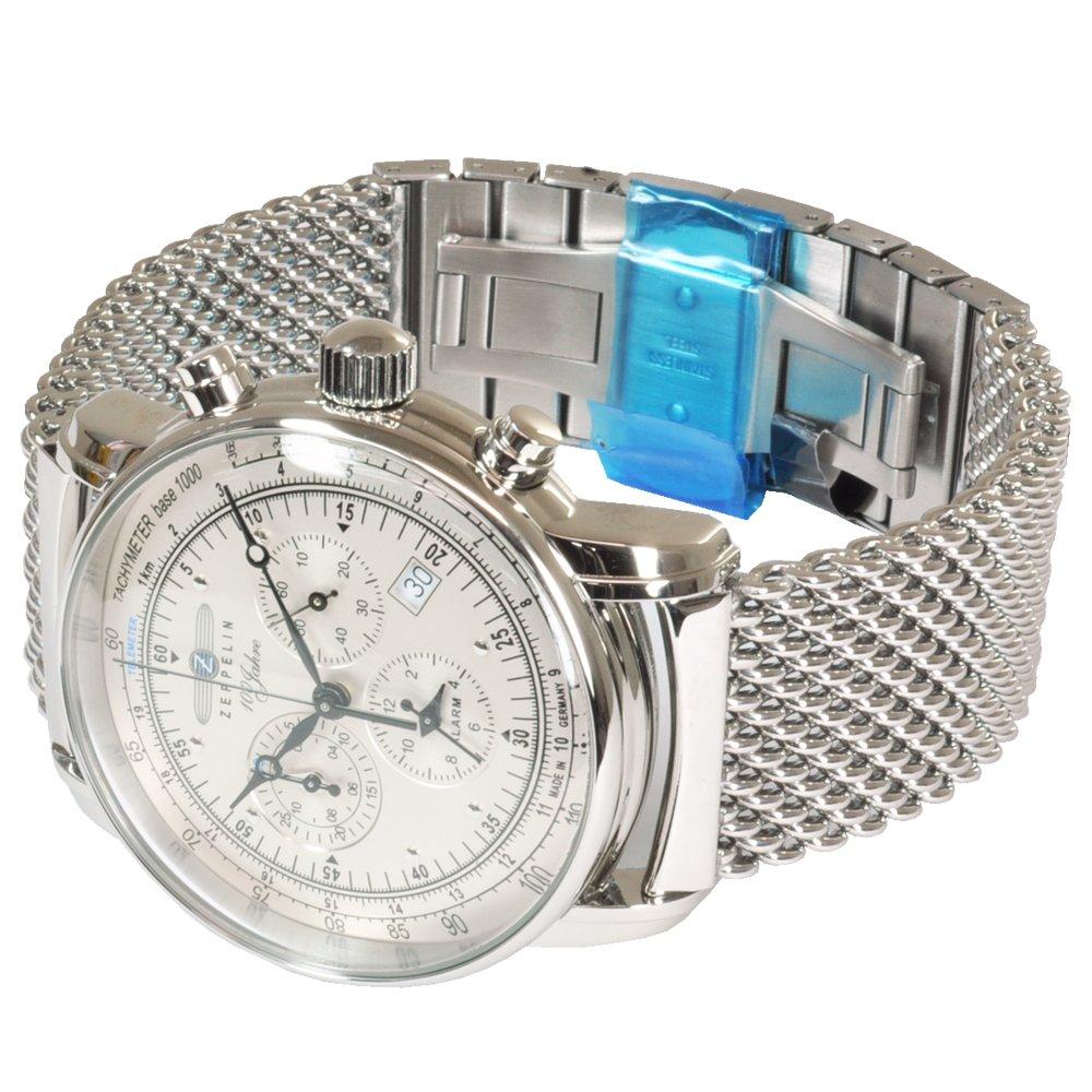 Zeppelin watch 100th anniversary quartz 42mm metal belt 7680M-1 [item]