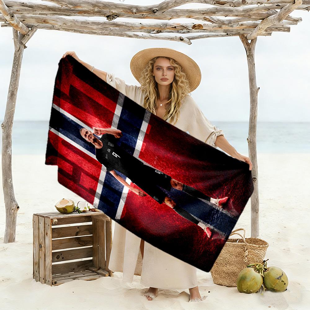 Torjubel Moment Strandtuch Super Weich Mikrofaser Schnelltrocknend Stoff Bequem Leicht
