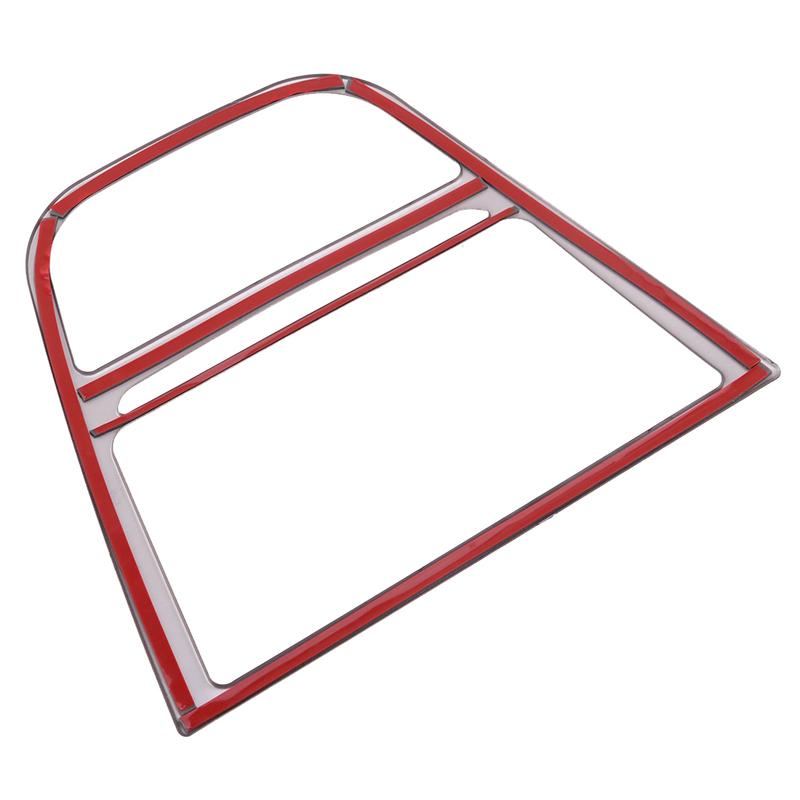 Osłona panelu przełączników konsoli środkowej Listwa ozdobna Pasuje do Buick Encore Opel Vauxhall Mokka 2013 2014 2015 2016 Stal nierdzewna