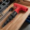 4-in-1 Deburring Internal Chamfer Tool Quick Release Rotary Ratchet Reamer Deburring Chamfer Tool for Metal Rod Bolt Pipe