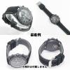 Swatch X OMEGA Compatible Rubber Strap with Double Lines (Black/Gray Lines)