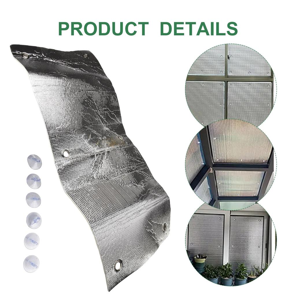 Doppelschichtige Aluminiumfolien-Isolierfolie Schärpe Dachisolierung Beschattung Fensterisolierung Baumwolle Auto Sonnenschutz Sonnenschutzfolie