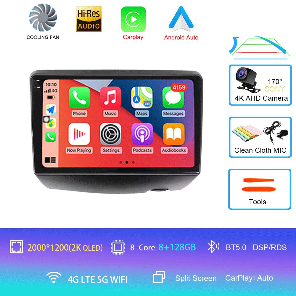 Android 14 Car Radio Multimedia For Toyota Vitz XP10 Yaris Platz Echo 1999-2005 Stereo Auto Carplay Autoradio GPS Navigation DSP