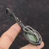Moss Prehnite Pendant Copper Wire Wrapped Gemstone Pendant Moss Prehnite Copper Jewelry Gift For Mom Guitar Pendant Handmade Amazing Pendant