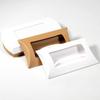 European Style Kraft Paper Wedding Candy Box with Figurine Decoration